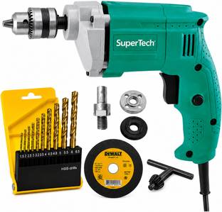 Mamodiaz SST 4221 Drill Machine and Iron Cutting & Complete Set With HSS bit Rotary Hammer Drill