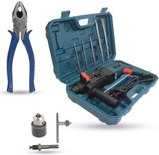 Walkers WKCB364M1 26mm Hammer Impact Drill Machine Forward/Reverse Rotation with 5Pcs SDS Plus Bits fo...