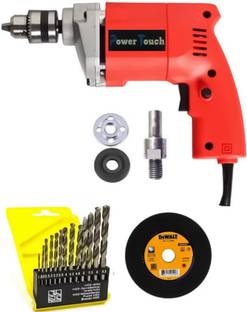 Mamodiaz Powetouch Heavy Duty with Iron Cutting & Complete Set With 13 pcs Drill Bit set Hammer Drill
