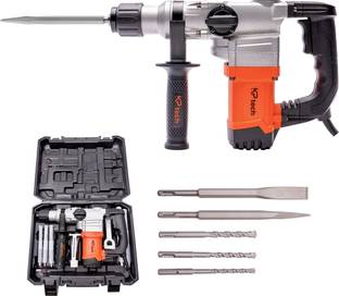 KP TECH BK-RH1200 28mm Rotary Hammer Drill 1200W Copper Armature,1200RPM Rotary Hammer Drill