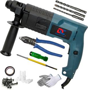 Digital Craft Heavy-Duty Copper Motor Drill Set with Multi-Tool Kit for Home Projects 20mm Hammer Dril...