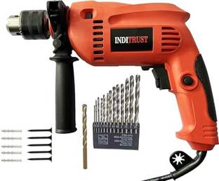 Inditrust with 13pc hss 1 masonry bit 5pc gitt & 5pc pech Impact Driver