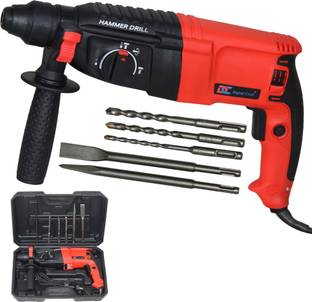 Digital Craft 1600W 26mm Rotary Hammer Drill SDS Plus Heavy Duty Corded Machine with Vibration Control...