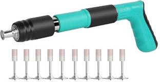 Mass Pro 1Pc Manual Nail Gun For Wall Concrete Wall Household Woodworking With 10 Nails 1x Manual Stee...