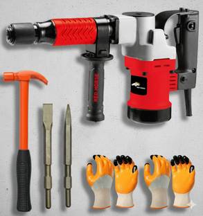 RanPra 5KG BREAKER MACHINE WITH CLAW HAMMER 17mm Demolition Concrete Breaker Drill Machine With 100% C...