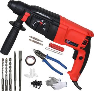 Digital Craft Powerful Copper Winding Drill Set with Multi-Purpose Hand Tools 26mm Hammer Drilling Mac...