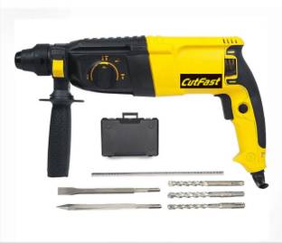 Mamodiaz Cutfast 2800W 26mm Heavy Duty 26 MM Rotary HAMMER /DEMOLITION DRIL with 5 Pics BitL MACHINE R...