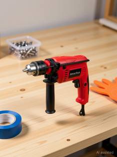 Atrocitus ELECCTRIC Drill (13 mm Chuck Size) ATR153_13MM_DM_Red_100% COPPER WINDING Hammer Drill