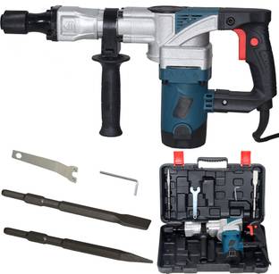 Digital Craft Heavy Duty 7kg Demolition Hammer – 1400W Copper Motor, 3000RPM, 360° Rotating Handle Hex...