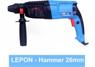Sauran LEPON 26mm 3 Mode Heavy duty Hammer machine with Reverse forward Function Rotary Hammer Drill