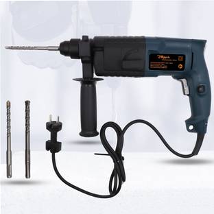 Hillgrove HD20H3 2 Modes Multi-Purpose Household Electric Rotary Hammer Drilling Machine Industrial Grade High Power HD20H3 All Purpose Impact Drill Machine with 3 Drill Bits for Making Holes in Metal/Wood/Concrete Rotary Hammer Drill