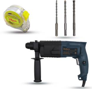 Walkers WKCB322M1 All Purpose 20mm Hammer Impact Drill Machine Forward/Reverse Rotation with 3 Bits fo...