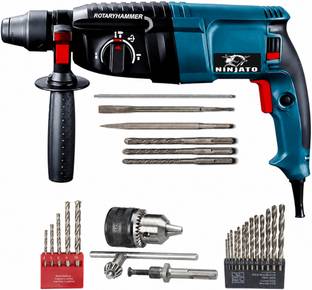 Mamodiaz Ninjato 2000W 26 MM 100% Copper winding Machine With 5 pcs bit 13mm drill chuck & Adaptor 13p...