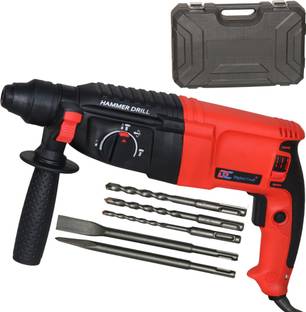 Digital Craft 26mm Electric Rotary Hammer Drill 1600W SDS Plus Heavy Duty Tool with 5 Modes, Copper Ar...