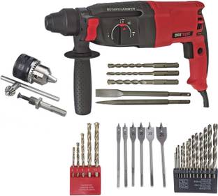 Inditrust 1600W Hammer Drill 6 Months Warranty Heavy duty 100% Copper Winding Red 900W 26mm rotary ham...