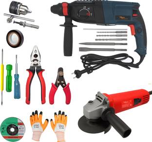 Hillgrove HGCM1395M1 1200W 100% Copper Winding 26mm Rotary Hammer Impact Gun Chipping HGCM1395M1 Hamme...