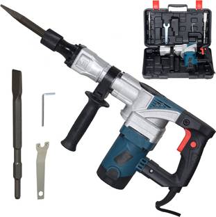 Digital Craft 7kg Demolition Hammer Machine – 1400W High Power, 3000RPM Hex Point & Flat Chisel 360° S...