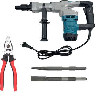 Hillgrove HGCM1061M1 18MM Demolition Chisel+Hammer Concrete Breaker Drill Machine with 8"inch Plier an...