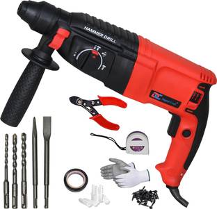 Digital Craft Powerful Copper Winding Drill Set with Multi-Purpose Hand Tools 26mm Hammer Drilling Mac...