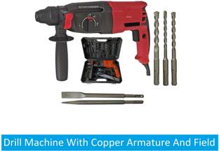 Sauran 26mm hammer drill with SDS drill bits and chisels (PWD44) Rotary Hammer Drill