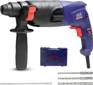 OEM OEM Professional 20mm Rotary Hammer Drill | 500W Heavy-Duty Copper Motor 2 Modes (Drill/Hammer) | ...