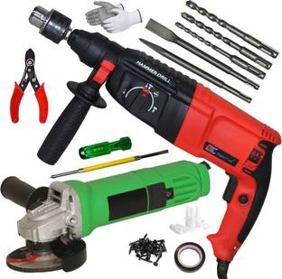 Digital Craft 26mm Hammer Drilling Machine 803 AngleGrinder 2In1 ScrewDriver,WireStripper Rotary Hamme...