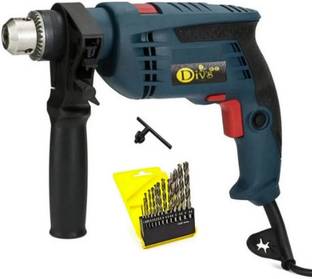 Mamodiaz Divs D-13RE Hammer Drill Machine With 13pcs HSS Drill Bit Set Impact Driver