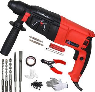 Digital Craft Powerful Copper Winding Drill Set with Multi-Purpose Hand Tools 26mm Hammer Drilling Mac...