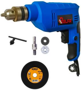 Mamodiaz Relfa RF-ED-10LR(450W) Left Right Heavy Duty Drill Machine and Iron Cutting & Complete Set Im...