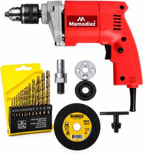 Mamodiaz MZ-2310 (10mm) Heavy duty with iron cutting & complete set with 13 bit Hammer Drill