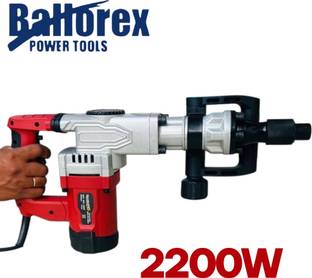 Ballorex BXP-DH-0845 Professional Demolition Hammer Machine, 2200W High Power, 4500 RPM, 17mm Chuck fo...