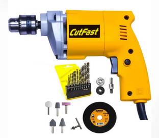 Mamodiaz Cutfast CFF-366 10mm (650) Iron Cutting & Complete Set With 5 Pcs Mounted Stone 13pcsDrill Bi...