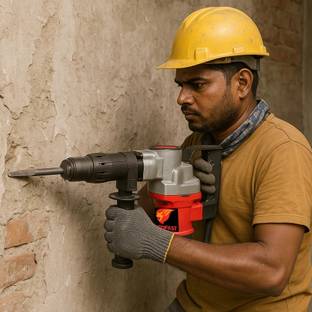 LEOFAST Demolation Hammer Heavy Duty, Copper Armature And Stator Powerful Machine Rotary Hammer Drill