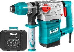 TOTAL 1800 - 2000W | 4200BPM | 7.0 J Powerful Rotary Hammer Drill [ Concrete:36mm,Steel:15mm,Wood:45mm ] SDS Plus Chuck, Antivibration -TH118366 Rotary Hammer Drill