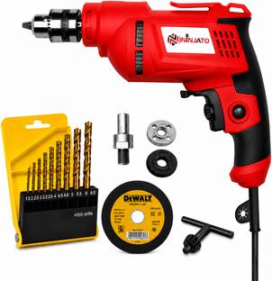 Mamodiaz Ninjato NPT10 LR 10mm reversible drill machine Left Right Rotation & Iron Cutting & Complete ...