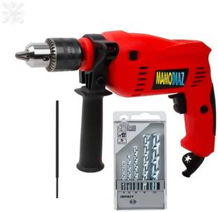 Mamodiaz MZ-13C MM HAMMER DRILL MACHINE HEAVY DUTY 650 Watt & 2800RPM with Masonry Bit Hammer Drill