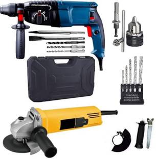 RanPra 13 MM DRILL CHUCK SDS AND 5PCS DRILL BIT 100% copper winding 26 mm hammer drill And Heavy Duty ...