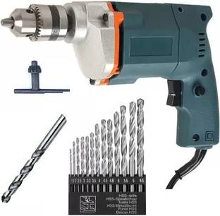 Gadariya King Heavy Duty machine with 13 pcs bit set Pistol Grip With 1 Pcs 1/4 bit Hammer Drill