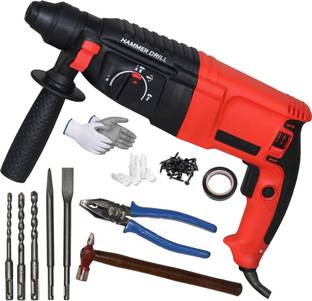 Digital Craft Powerful Copper Winding Drill Set with Multi-Purpose Hand Tools 26mm Hammer Drilling Mac...