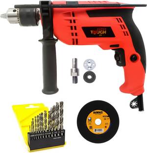 Mamodiaz Supertouch ST2009 13MM Heavy Duty Machine & 13pc hss dril Bit With Iron Cuting & Complete set...