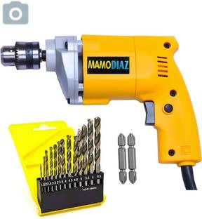 Mamodiaz Yodha YD-115 (10mm) HEAVY DUTY with 13pc hss drill Bit & Screwdriver bit Impact Driver