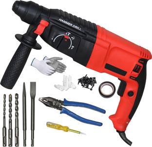 Digital Craft Powerful Copper Winding Drill Set with Multi-Purpose Hand Tools 26mm Hammer Drilling Mac...