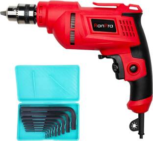 RanPra 10 MM HAMMER DRILL LEFT RIGHT FUNCTION WITH ALLEN KEY SET Impact Driver