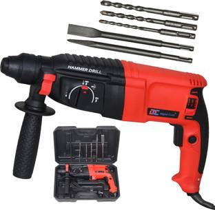 Digital Craft Heavy Duty 26mm Rotary Hammer Drill 1600W SDS Plus Corded Electric Tool with 5 Modes, Vi...