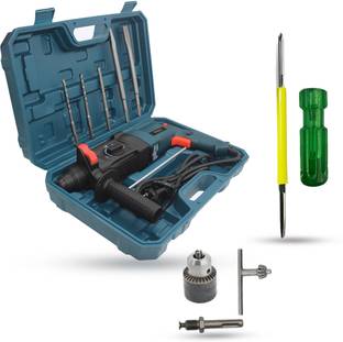 Walkers WKCB365M1 26mm Hammer Impact Drill Machine Forward/Reverse Rotation with 5Pcs SDS Plus Bits fo...