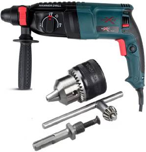 NSK TOOLS 13mm Drill Chuck key and Adaptor Rotary Hammer Drill (26 mm Chuck Size) 26mm Reversible Hamm...