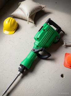Sauran 1500W Corded0 Electric Demolition Hammer Concrete Breaker (16Kg) Impact Driver