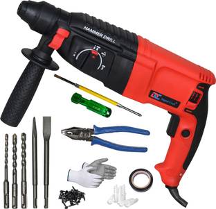 Digital Craft Powerful Copper Winding Drill Set with Multi-Purpose Hand Tools 26mm Hammer Drilling Mac...