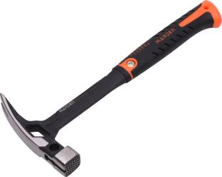 Harden 450 Grams One Piece Forged Straight Claw Hammer - 590217 Mallet