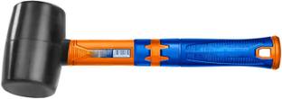 AMMK POWER TOOLS Rubber Hammer/Mallet with Shock-Absorb Fibreglass Handle&Textured Cushion Grip Mallet